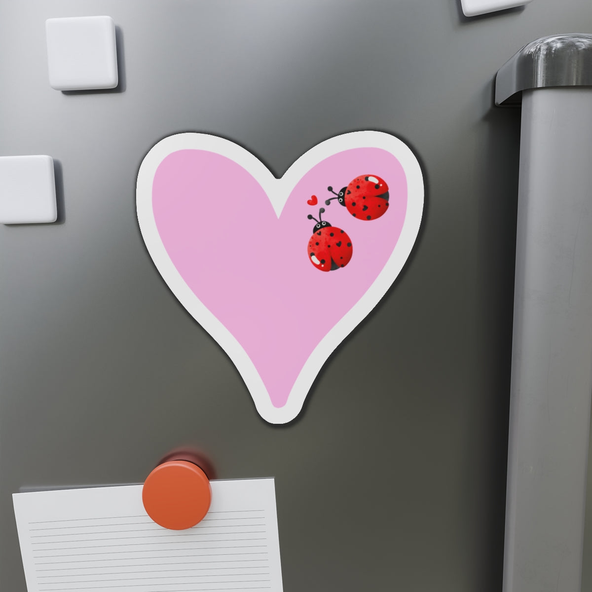 "Ladybug Love" Pink Magnet