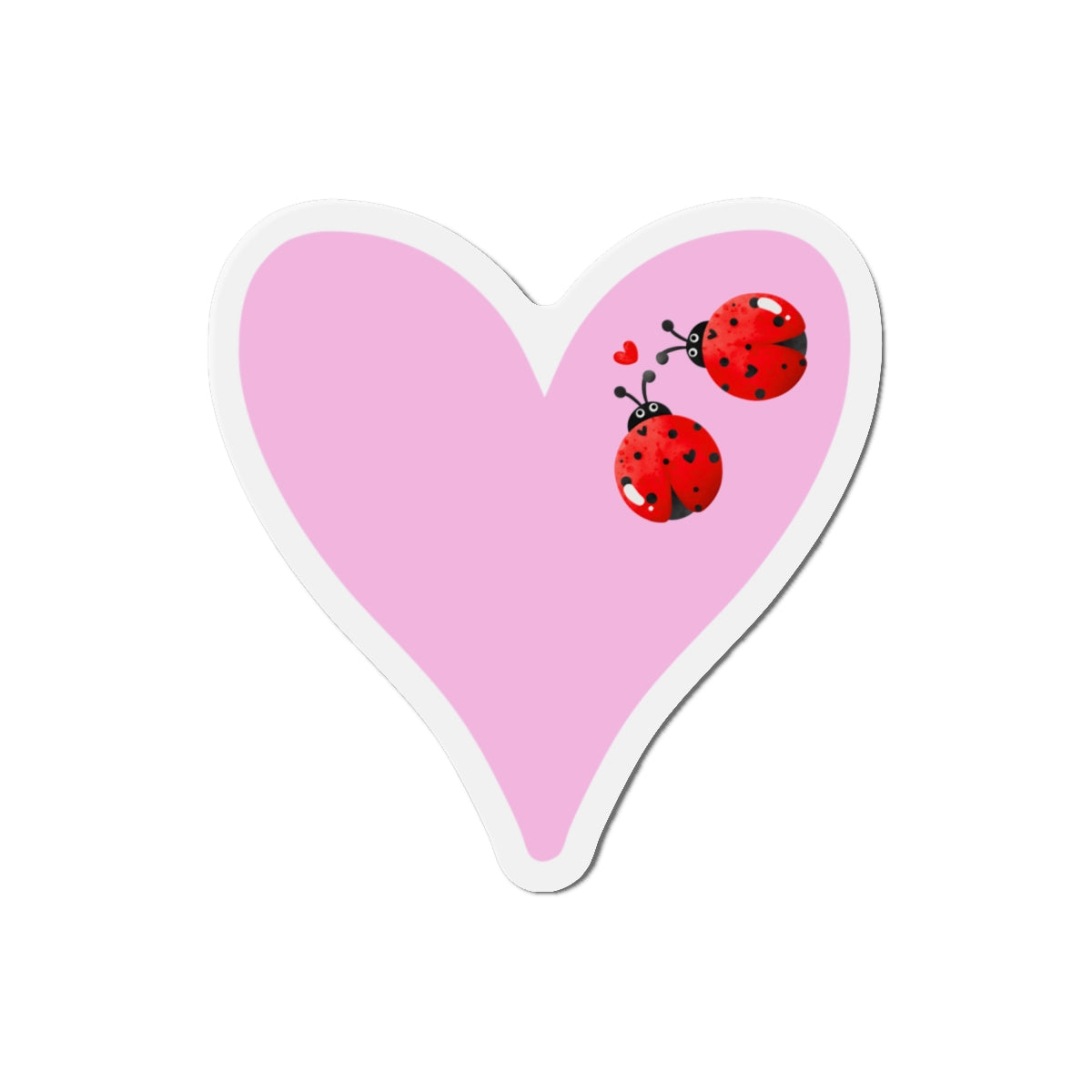 "Ladybug Love" Pink Magnet