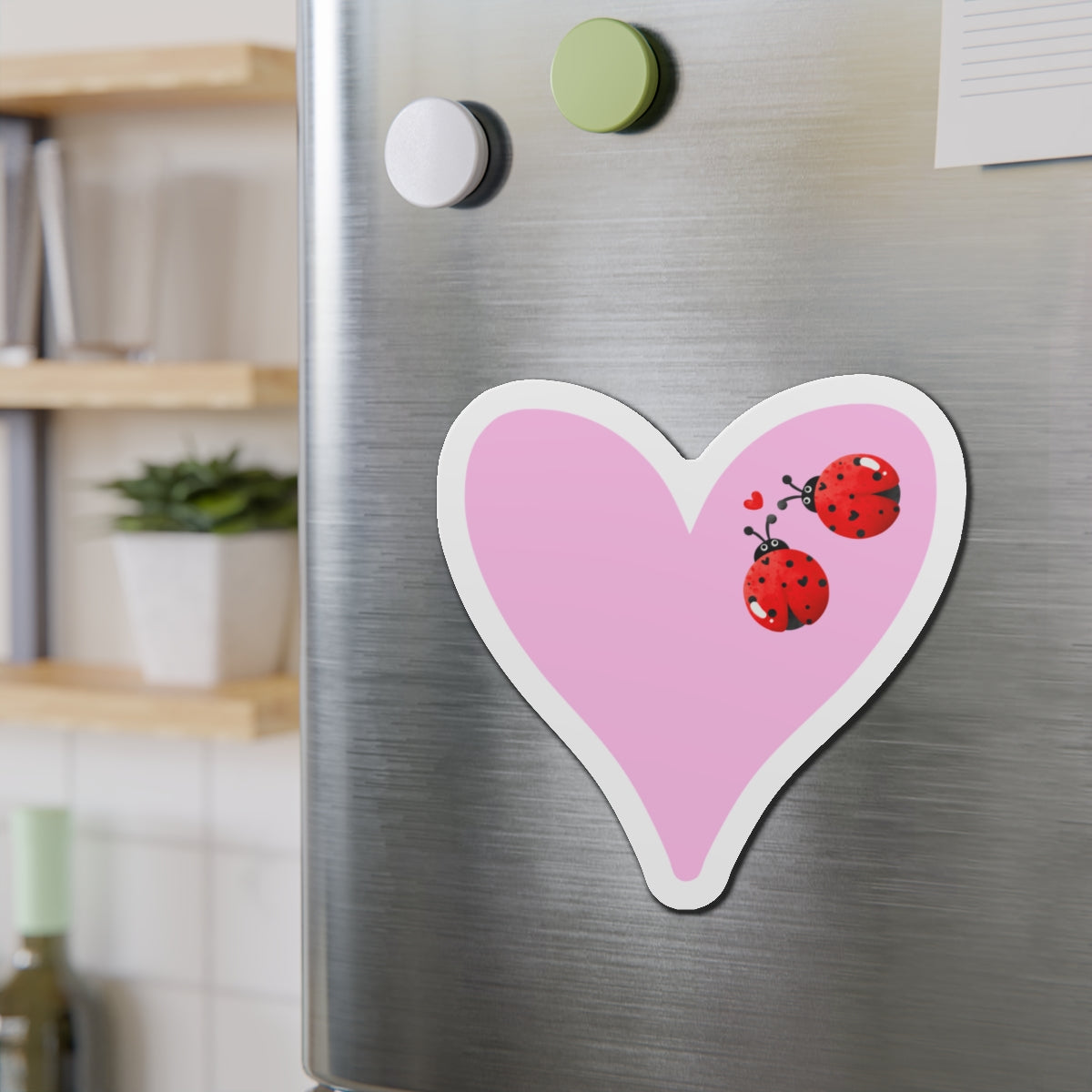 "Ladybug Love" Pink Magnet