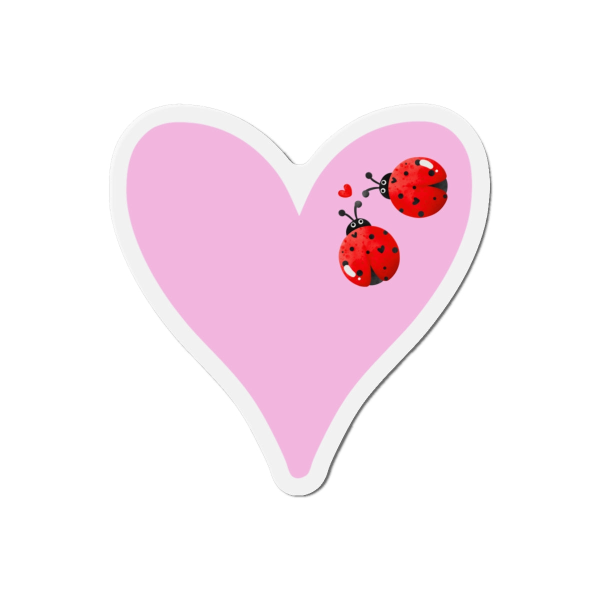 "Ladybug Love" Pink Magnet