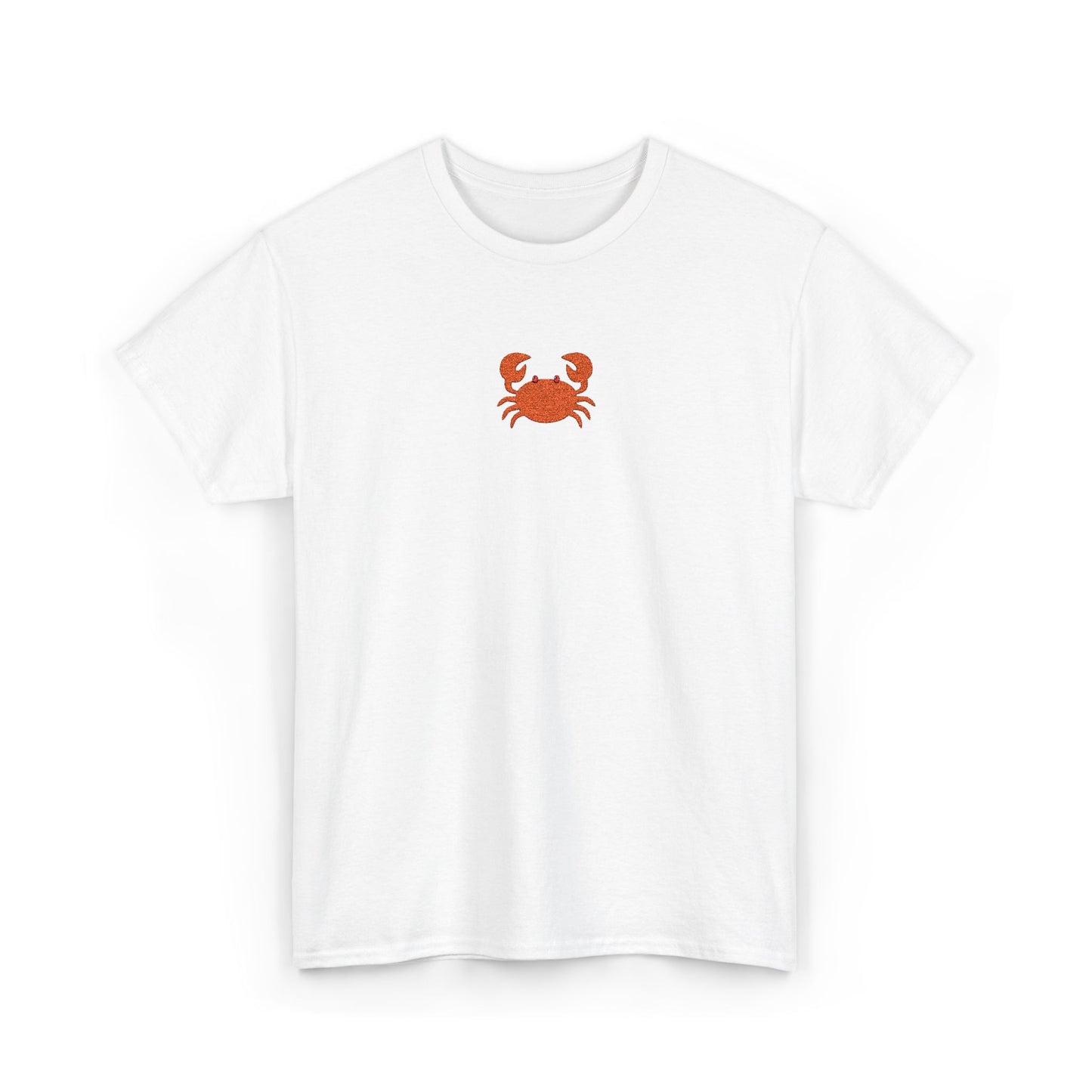 Orange Crab Coastal Heavy Cotton T-Shirt