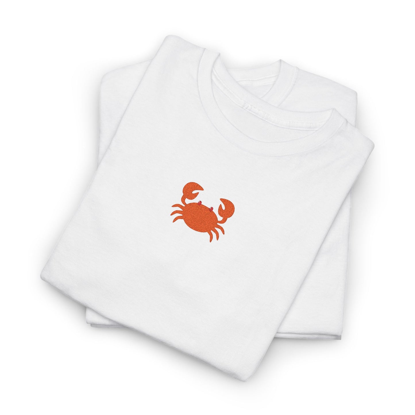 Orange Crab Coastal Heavy Cotton T-Shirt